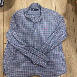 Ralph Lauren gingham dress shirt size XL